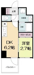 セレニテ新大阪グランデ ミリュー【3階】の間取り