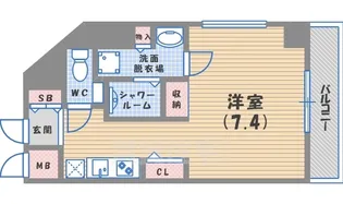 DAIWA RESIDENCE IBARAKI【9階】の間取り