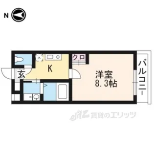 ユイマール1【3階】の間取り