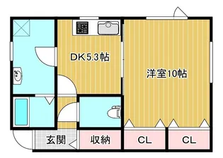 CLAIR(クレール)【2階】の間取り