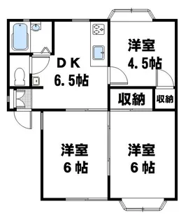 ビラ桜山【1階】の間取り
