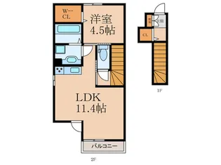 TADヴィラ【2階】の間取り