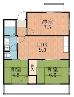 サンシャイン昭和【6階】の間取り