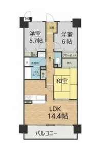 ロワイヤル網干駅前【7階】の間取り