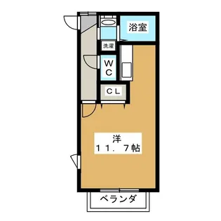 メゾン・ド・フォンティーヌ.【1階】の間取り