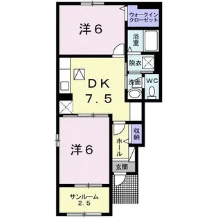 ストロベリーI【1階】の間取り