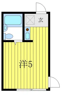 パトリエ本蓮沼【2階】の間取り