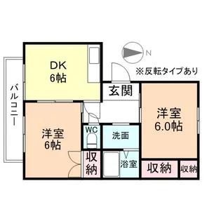 リヴェール射水【2階】の間取り