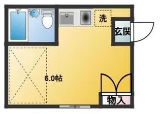 ファミール西荻【1階】の間取り