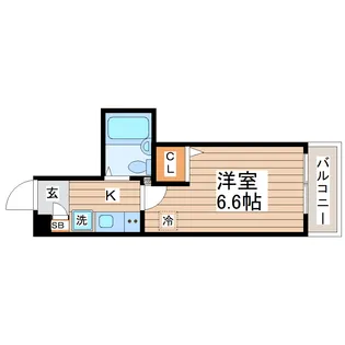 グレースタウン仙台II【4階】の間取り