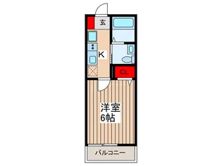 パークサイド七里【2階】の間取り