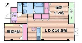 Chaleur【3階】の間取り