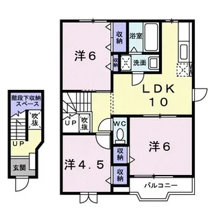 ソレイユメゾン【2階】の間取り