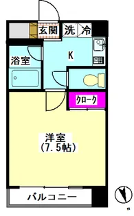 Moon Avenue【2階】の間取り