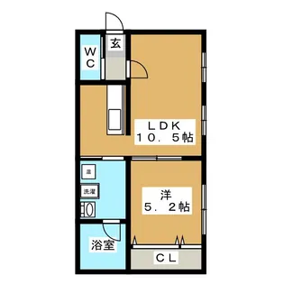 CASA ARIETTA【2階】の間取り