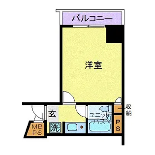 ニューライフ新宿参番館【2階】の間取り