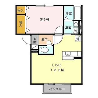 セジュールラシュレI【2階】の間取り