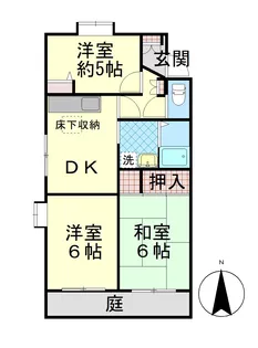 シャンビラージュ田園調布【1階】の間取り
