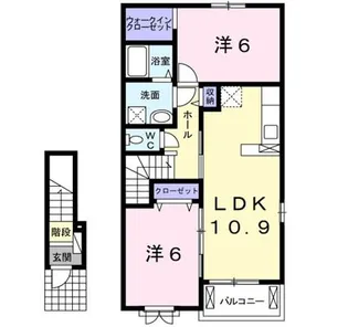 ベル オーブII【2階】の間取り