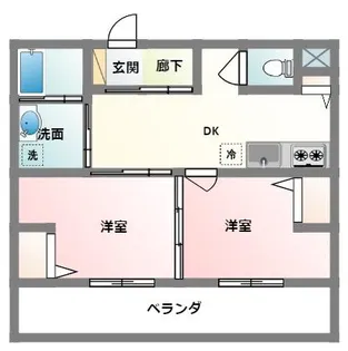エリスリーナ【3階】の間取り