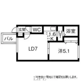 サザンクロス福住【4階】の間取り