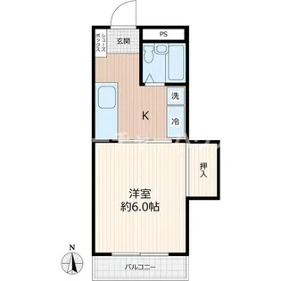 ルレーブ見川I【3階】の間取り