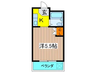 ララハイツ【2階】の間取り