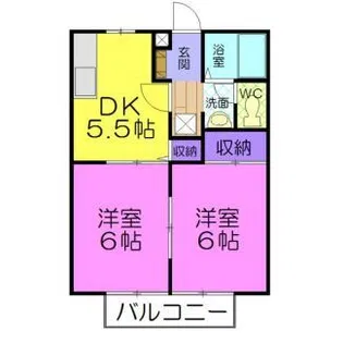 メゾン・ラフィーネ I【2階】の間取り