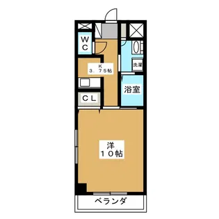 パーシモン.【2階】の間取り