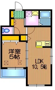 メゾン ド レスポワール【1階】の間取り