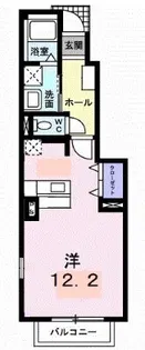 エトワール【1階】の間取り