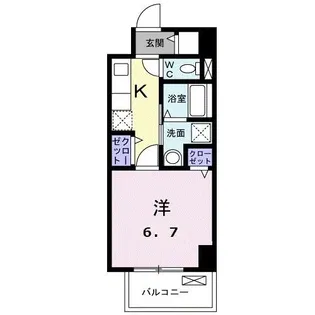 サニーレジデンス 高槻【4階】の間取り