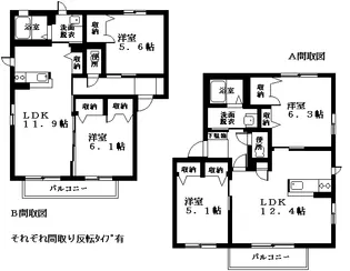 シャーメゾンつつじヶ丘 B【1階】の間取り