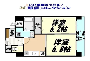 FORTUNATE砂津(フォーチネイトスナツ)【5階】の間取り