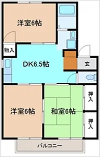 ルーエ松が丘【2階】の間取り