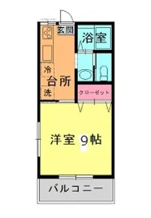 サニーパティオ【3階】の間取り