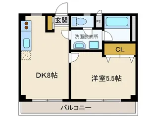 ジークレフ【3階】の間取り