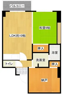 緑地MIビル【4階】の間取り