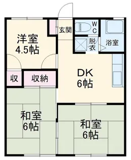 マリンコーポ【1階】の間取り