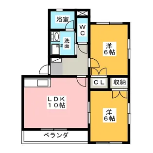 リバーサイド本郷【1階】の間取り