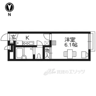 レオパレスオーキッド2【2階】の間取り