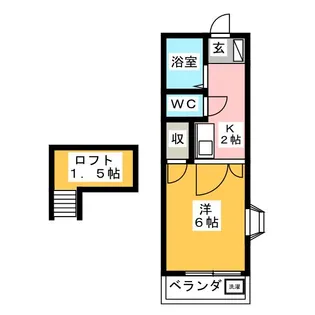 R.S.ALLEGIANCE【2階】の間取り