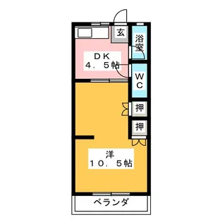 吉戸アパート【2階】の間取り