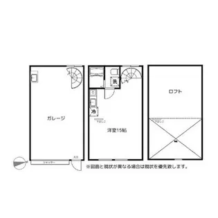 GARAGE LABO S.M.C.242【1階】の間取り