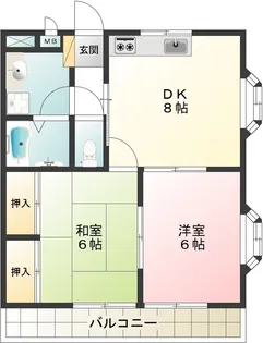 パル秋留台【1階】の間取り