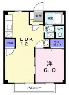 レグルス【1階】の間取り