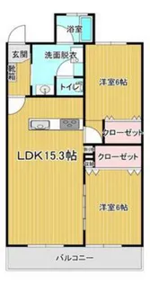 ユーバーハイツ【4階】の間取り