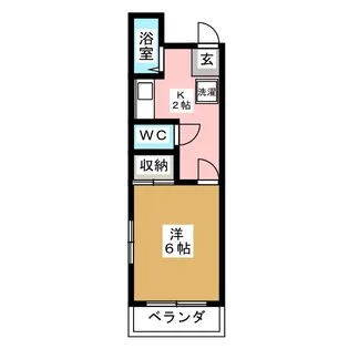 コーポサイトウ【1階】の間取り