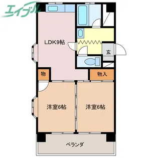 ホーマットサウス【3階】の間取り