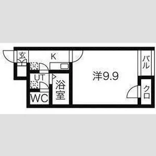 プランドール杜【1階】の間取り